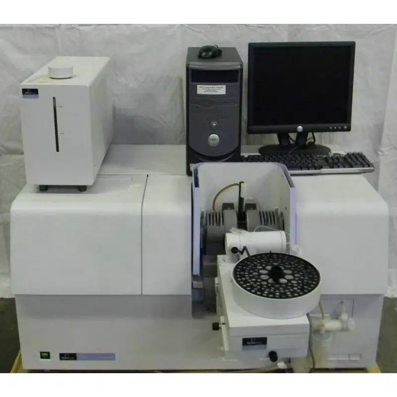 Perkin Elmer AAnalyst 600 Atomic Absorption Spectrometer With Computer and Software