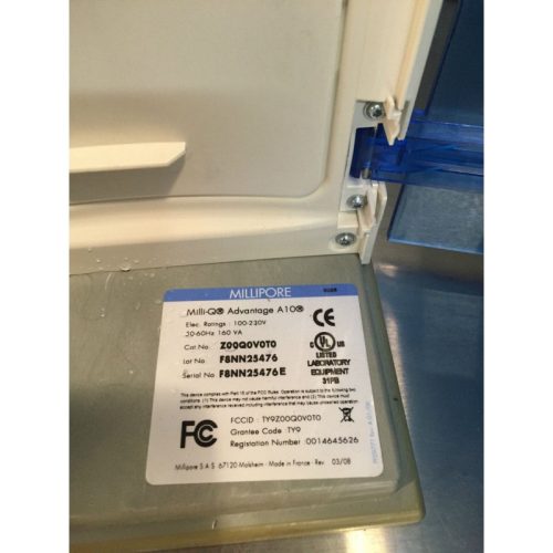 Milli-Q Advantage A10 Water Purification System