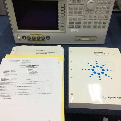 :Agilent-4294A-Presicion-Impedance-Analyzer-Calibration