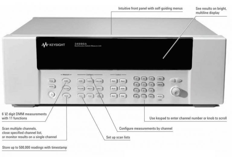 Agilent 34980A, Keysight 34980A Multifunction Switch Measurement Unit