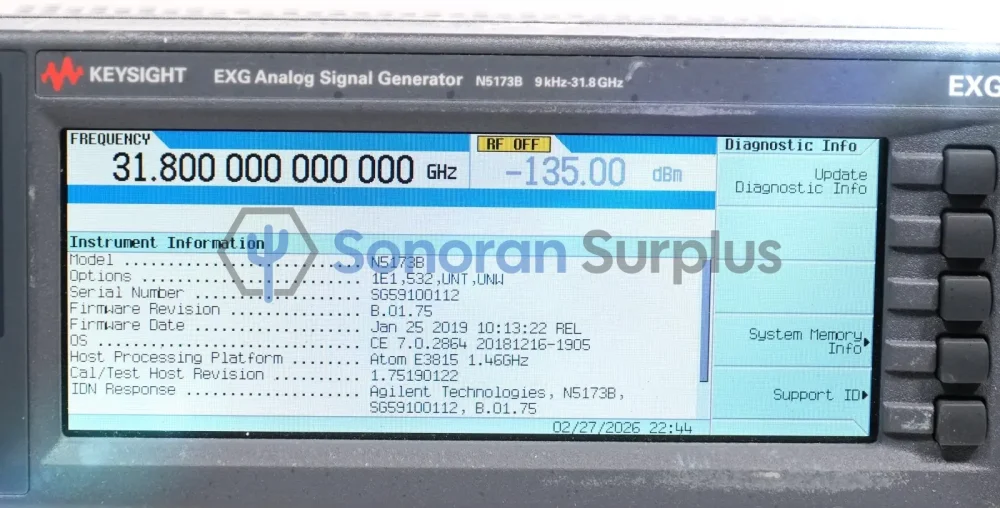 Keysight N5173B EXG X-Series RF Signal Generator – Fast, Reliable ...